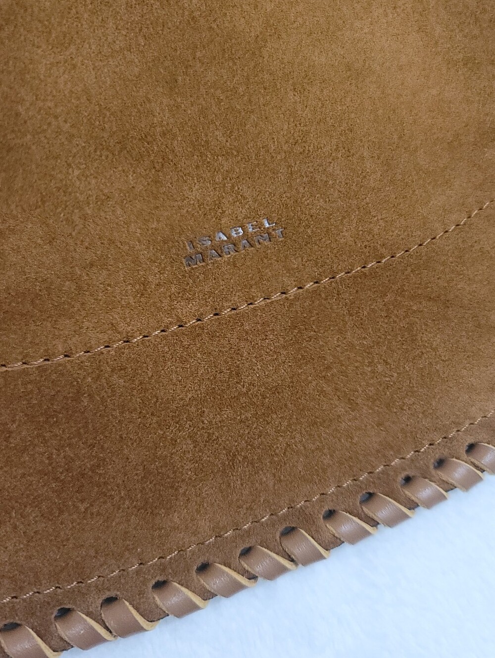 Isabel Marant Oskan Hobo Soft Color Cognac - Picture 9 of 16